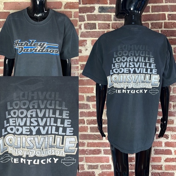 Vintage 2000s Harley-Davidson Louisville Tee in Size Large - Picture 8 of 8
